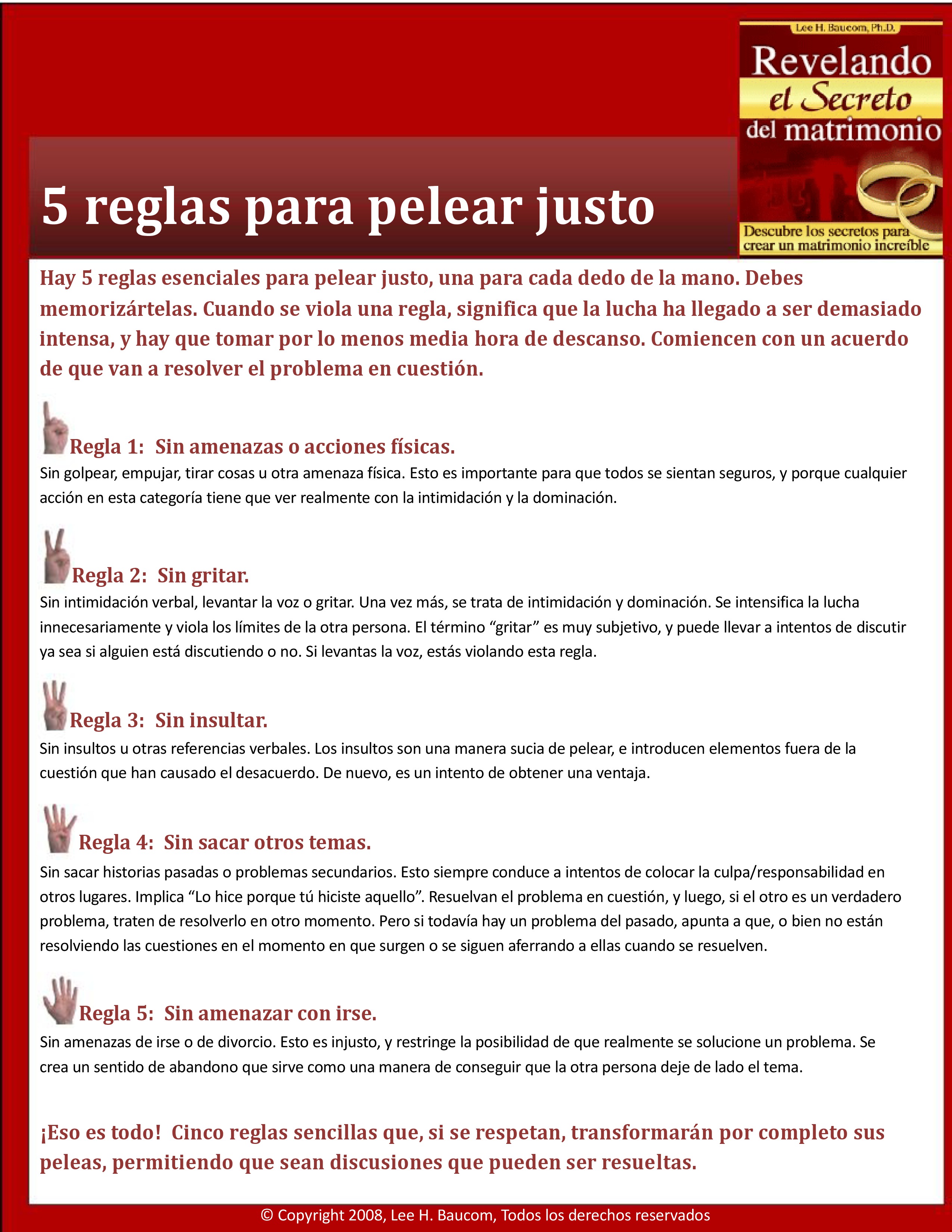 5 reglas